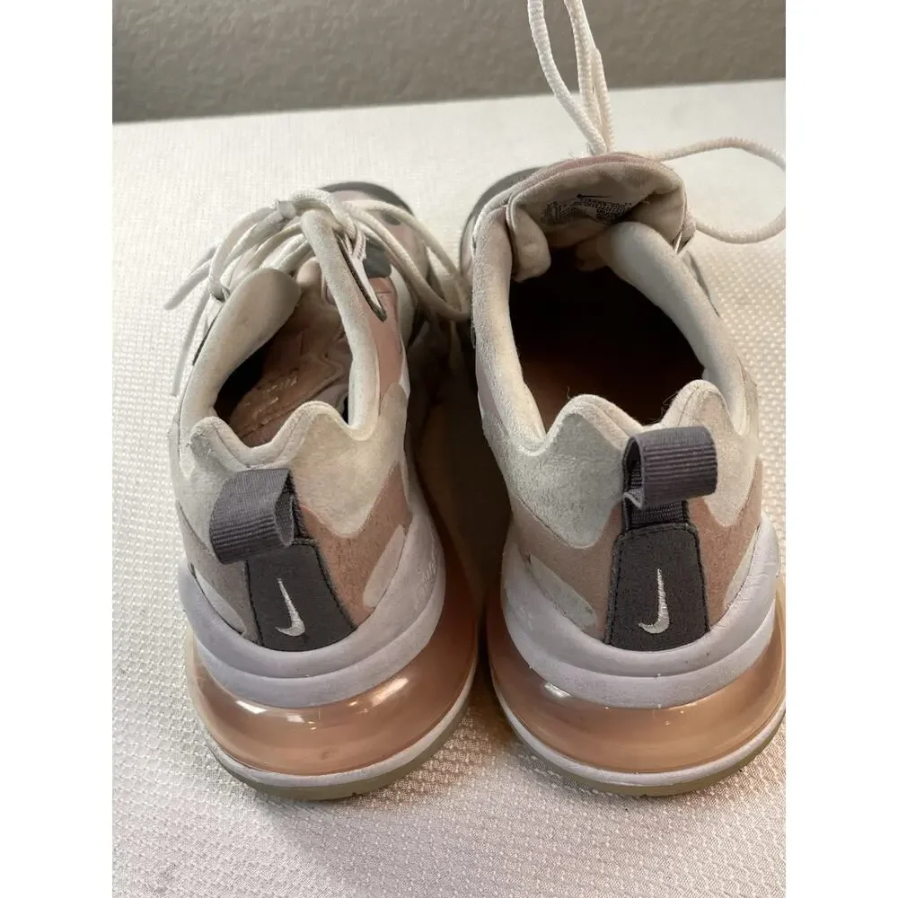 Nike Air Max‎ 270 React White/Pink Trainers Women's Size 7.5 CI3899-500